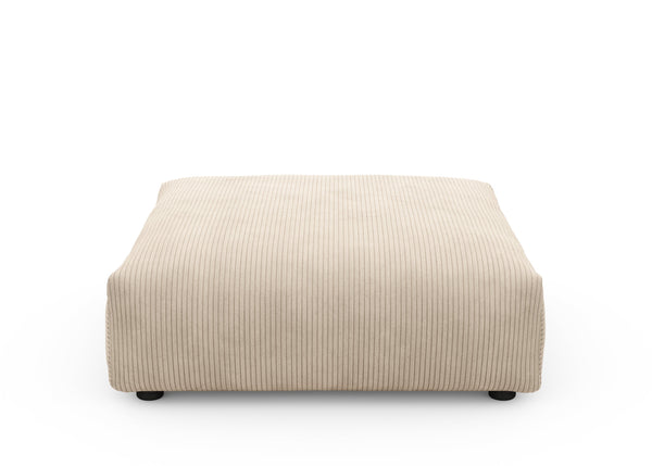 sofa seat - cord velours - sand - 41x41