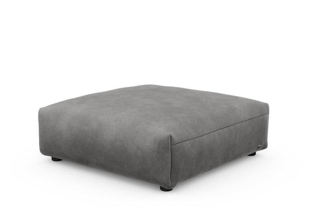 sofa seat - velvet - dark grey - 41x41