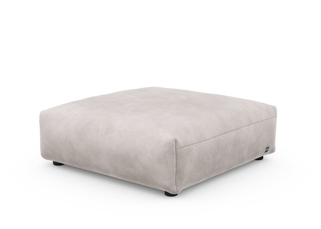 sofa seat - velvet - light grey - 41x41