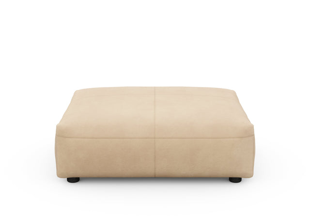 sofa seat - leather - beige - 41x33