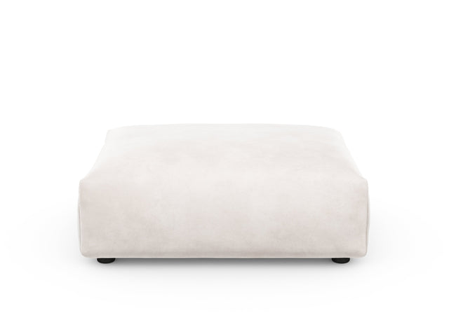 sofa seat - velvet - creme - 41x33