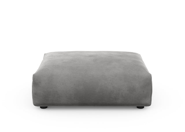 sofa seat - velvet - dark grey - 41x33