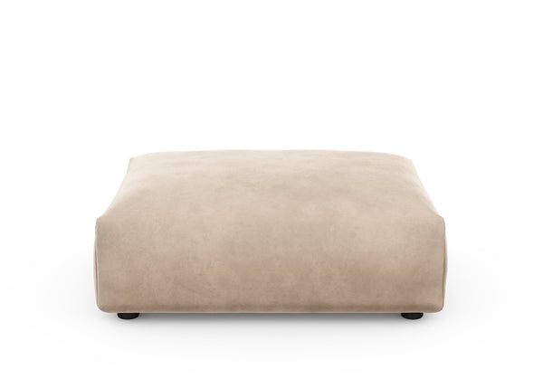 sofa seat - velvet - stone - 41x33