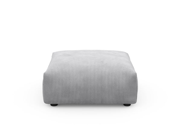 sofa seat - cord velours - light grey - 33x33