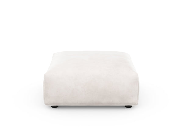 sofa seat - velvet - creme - 33x33