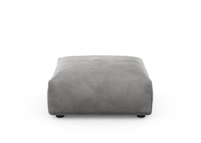 sofa seat - velvet - dark grey - 33x33