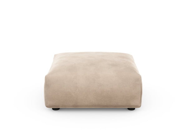sofa seat - velvet - stone - 33x33