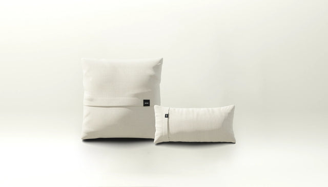 pillow set 1 - pique - creme