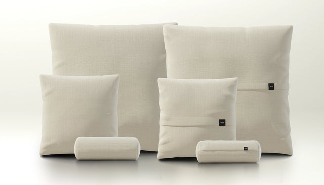 pillow set 3 - pique - beige