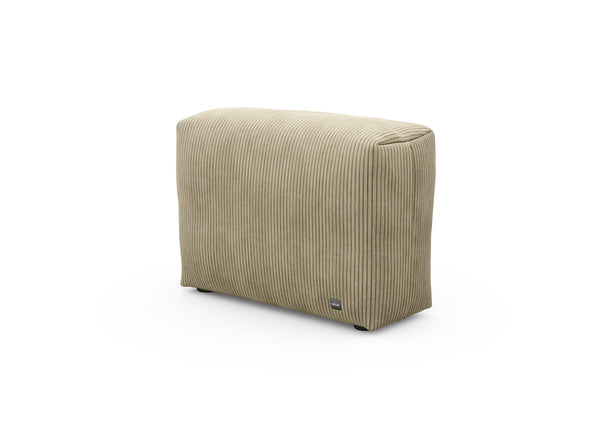 sofa side - cord velours - khaki - 33x12