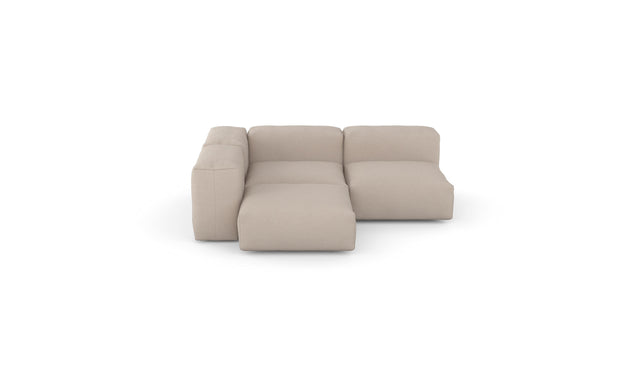 three module corner sofa - loop loop - duna - 78in x 78in