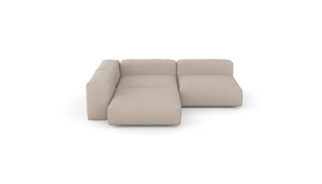 three module corner sofa - loop loop - duna - 94in x 94in