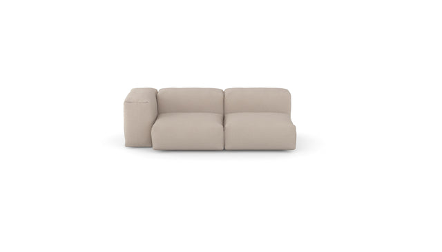 two module chaise sofa - loop loop - duna - 78in x 37in