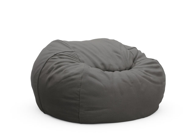 the jumbo beanbag - herringbone - dark grey