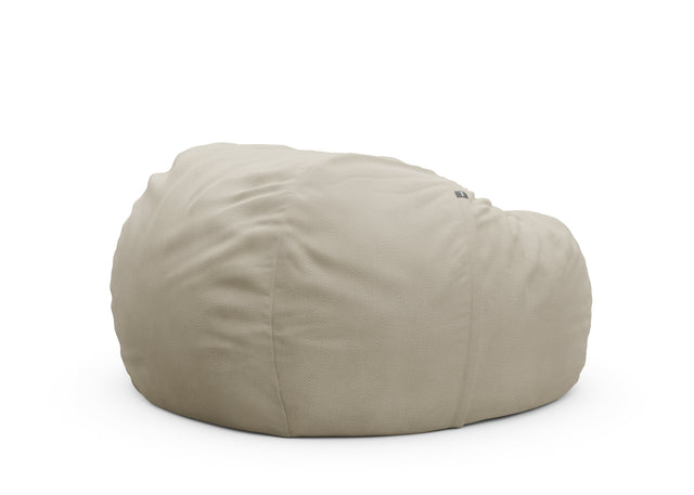 the jumbo beanbag - pique - beige - 55in x 35in