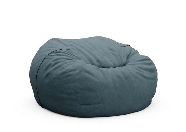 the jumbo beanbag - pique - dark blue - 55in x 35in