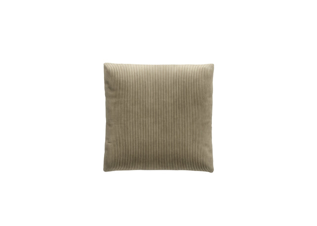 big pillow - cord velour  -  khaki - 23in x 23in