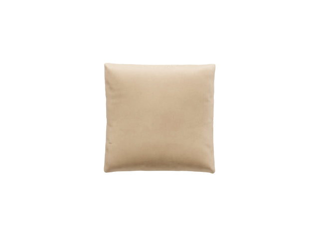 big pillow - leather  -  beige - 23in x 23in