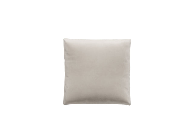 big pillow - leather  -  light grey - 23in x 23in