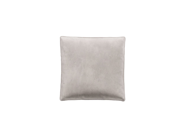 big pillow - velvet  -  light grey - 23in x 23in