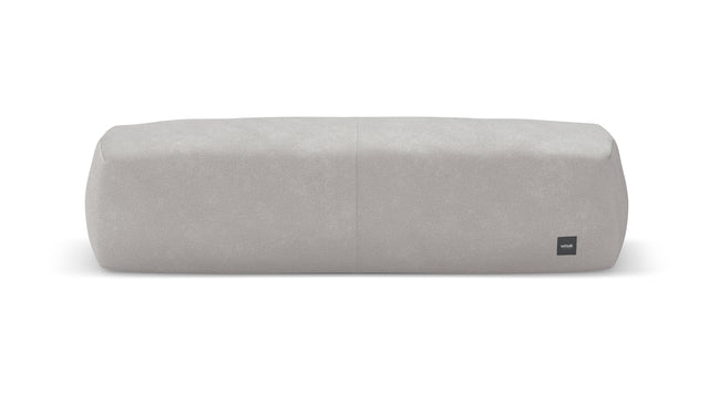 bloc armrest large - velvet - light grey - 41in x 12in