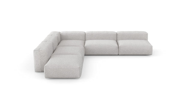 five module corner sofa - loop loop - bounty - 135in x 135in