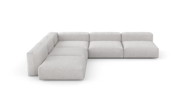 five module corner sofa - loop loop - bounty - 111in x 111in