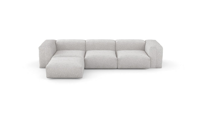 four module chaise sofa - loop loop - bounty - 123in x 78in