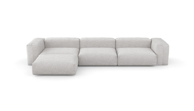 four module chaise sofa - loop loop - bounty - 147in x 78in