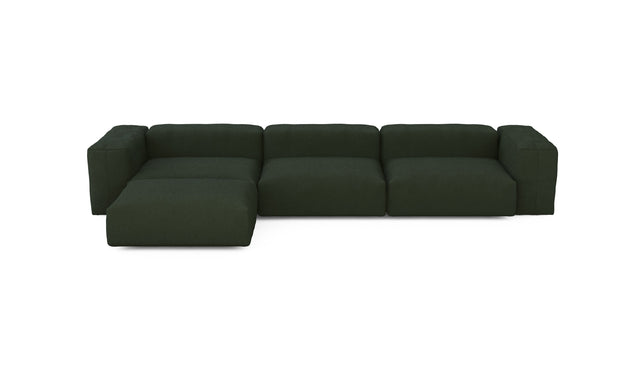 four module chaise sofa - loop loop - mousse - 147in x 78in