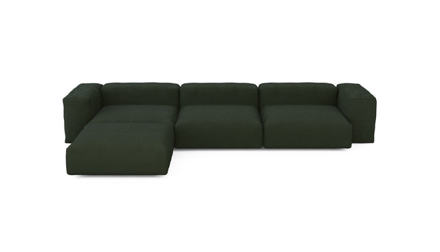 four module chaise sofa - loop loop - mousse - 147in x 94in