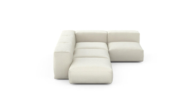 Preset four module corner sofa - linen - platinum - 199cm x 283cm