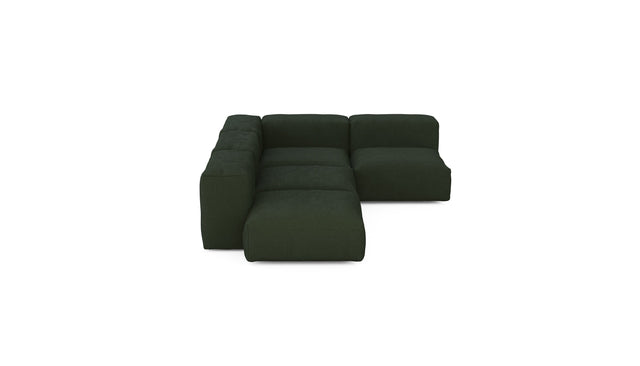 four module corner sofa - loop loop - mousse - 78in x 283in