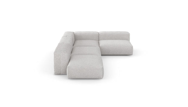 four module corner sofa - loop loop - bounty - 86in x 135in