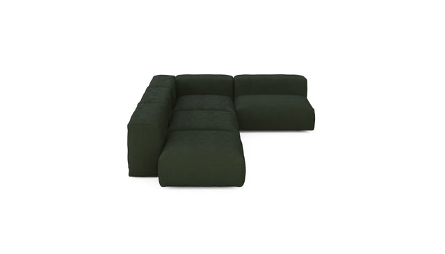 four module corner sofa - loop loop - mousse - 86in x 135in