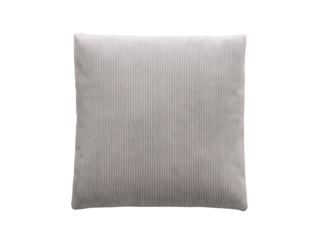 jumbo pillow - cord velour - platinum - 39in x 39in