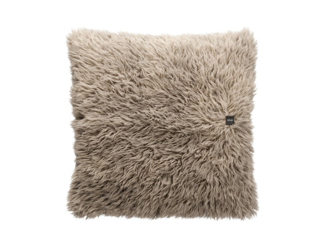 jumbo pillow - flokati - beige - 39in x 39in