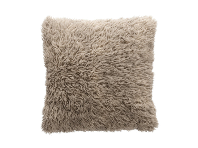 jumbo pillow - flokati - beige - 39in x 39in