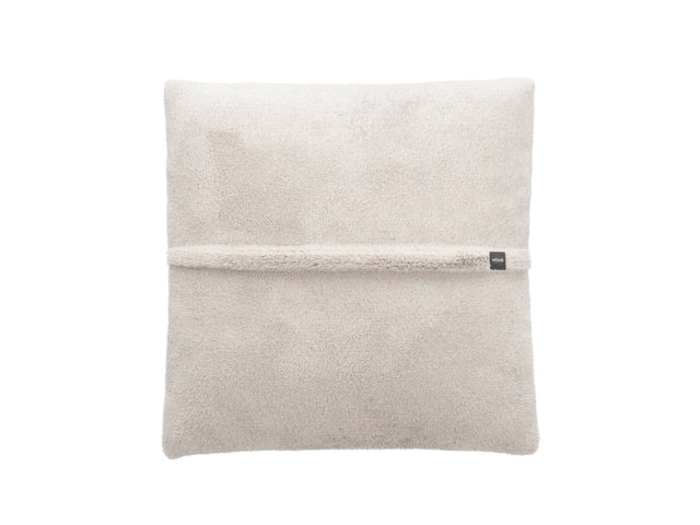 jumbo pillow - faux fur - beige - 39in x 39in