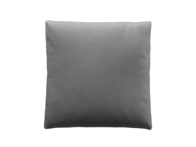 jumbo pillow - leather - dark grey - 39in x 39in