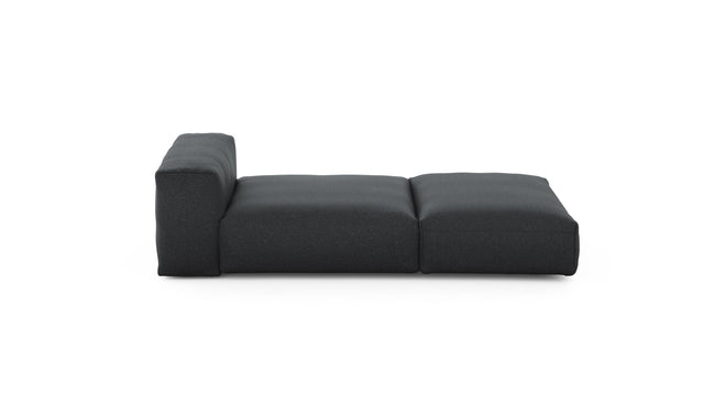 Preset lounger - linen - anthracite - 220cm x 105cm