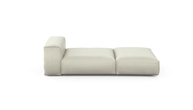 Preset lounger - pique - beige - 220cm x 105cm