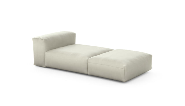 Preset lounger - pique - beige - 220cm x 105cm