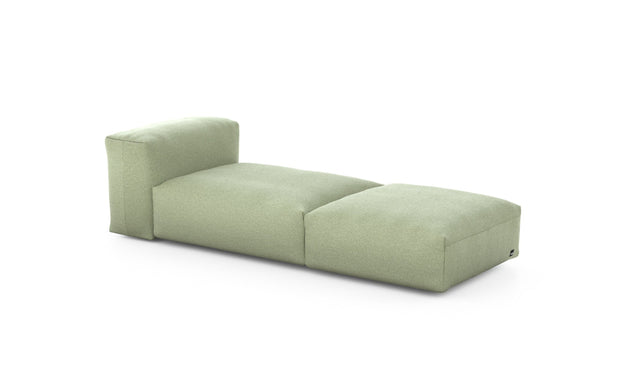 Preset lounger - linen - olive - 220cm x 84cm