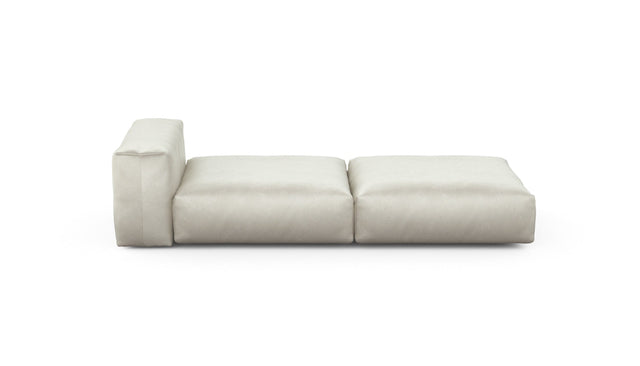 Preset lounger - velvet - creme - 241cm x 105cm