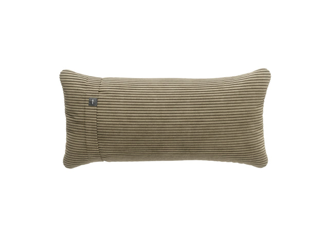 pillow - cord velour - khaki - 23in x 12in