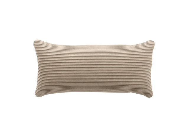 pillow - cord velour - sand - 23in x 12in