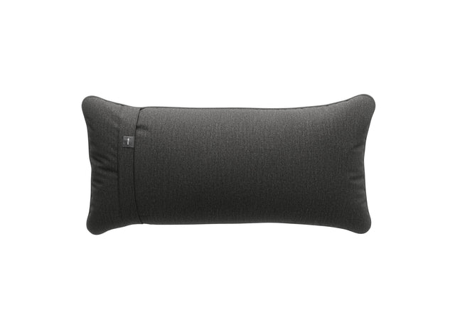 pillow - linen - anthracite - 23in x 12in