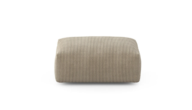 Preset sofa seat - 33 x 25 - cord velour - sand