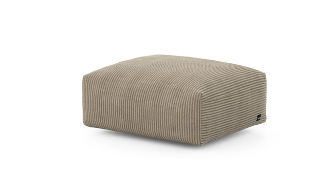 Preset sofa seat - 33 x 25 - cord velour - sand